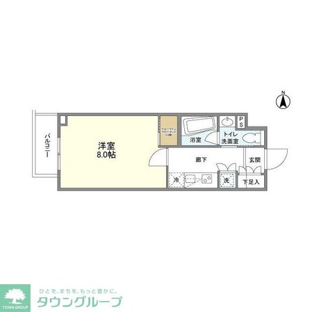 コンフォリア桜上水の物件間取画像